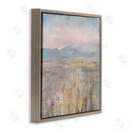 Danhui Nai | Abstract Mountain Landscape Soft Blue Brown Pink