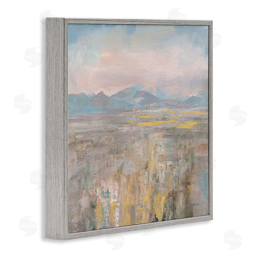 Danhui Nai | Abstract Mountain Landscape Soft Blue Brown Pink
