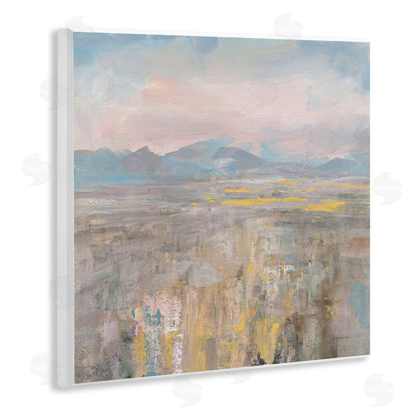 Danhui Nai | Abstract Mountain Landscape Soft Blue Brown Pink