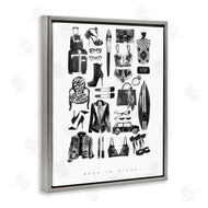 Mercedes Lopez Charro | Back to Black Quote Glam Fashion Mood Board