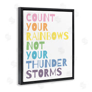 Wild Apple Portfolio | Count Rainbows Not Thunder Storms Phrase Rainbow Text
