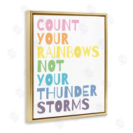 Wild Apple Portfolio | Count Rainbows Not Thunder Storms Phrase Rainbow Text