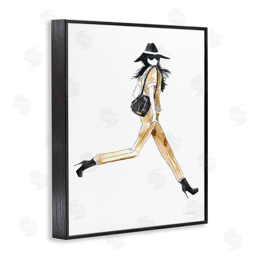 Mercedes Lopez Charro | High Profile Fashion Female Glam Walking Pose