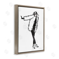 Mercedes Lopez Charro | Luxurious Fashionista Sassy Glam Pose Fur Coat