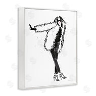 Mercedes Lopez Charro | Luxurious Fashionista Sassy Glam Pose Fur Coat