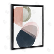 June Erica Vess | Asymmetrical Capsule Abstraction Blue Green Pink