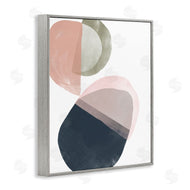 June Erica Vess | Asymmetrical Capsule Abstraction Blue Green Pink