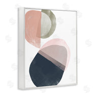 June Erica Vess | Asymmetrical Capsule Abstraction Blue Green Pink