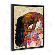 Alonzo Saunders | Female with Tropical Print Dress Glam Fashion
