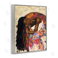 Alonzo Saunders | Female with Tropical Print Dress Glam Fashion