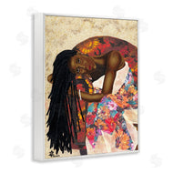 Alonzo Saunders | Female with Tropical Print Dress Glam Fashion