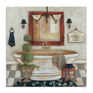 R. Rig | Chic Bathroom Interior Traditional Home Charm