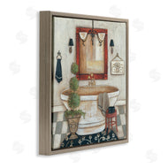 R. Rig | Chic Bathroom Interior Traditional Home Charm