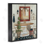 R. Rig | Chic Bathroom Interior Traditional Home Charm