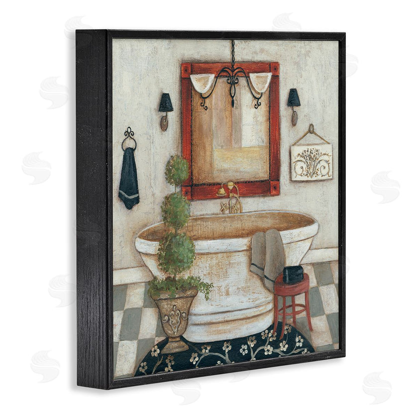 R. Rig | Chic Bathroom Interior Traditional Home Charm