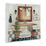 R. Rig | Chic Bathroom Interior Traditional Home Charm