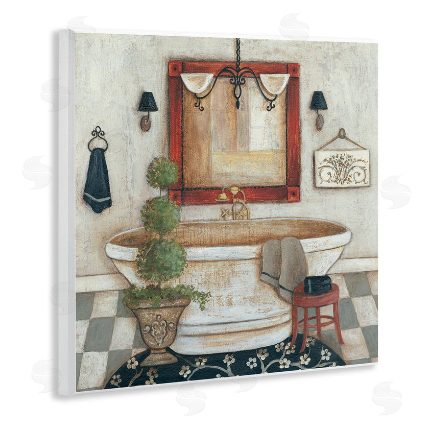 R. Rig | Chic Bathroom Interior Traditional Home Charm