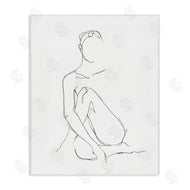 Ethan Harper | Minimal Female Figure Drawing Contour Linework
