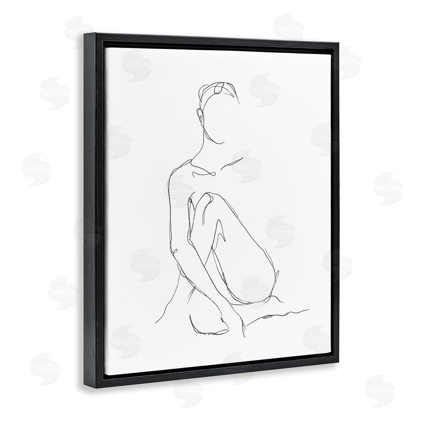 Ethan Harper | Minimal Female Figure Drawing Contour Linework