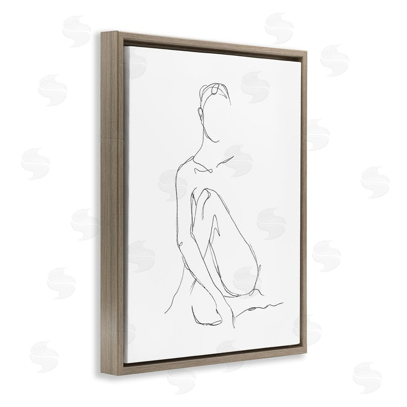 Ethan Harper | Minimal Female Figure Drawing Contour Linework