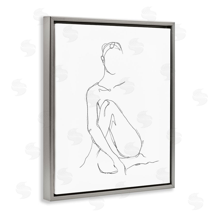 Ethan Harper | Minimal Female Figure Drawing Contour Linework