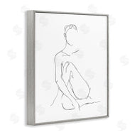 Ethan Harper | Minimal Female Figure Drawing Contour Linework