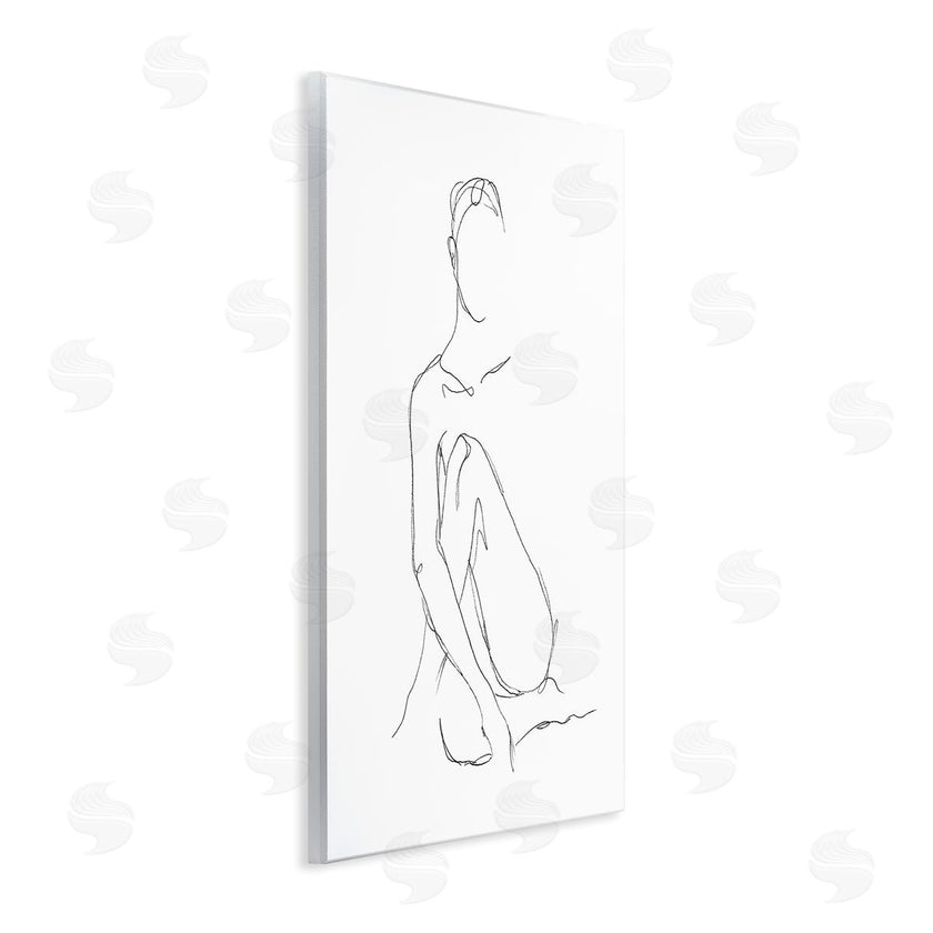 Ethan Harper | Minimal Female Figure Drawing Contour Linework