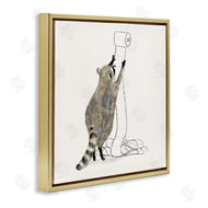 Victoria Barnes | Raccoon Toilet Paper Hoarder