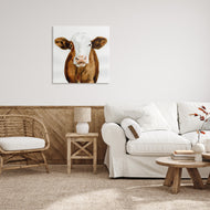Victoria Barnes | Country Cow Minimal Portrait