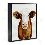 Victoria Barnes | Country Cow Minimal Portrait