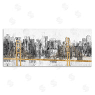 Jennifer Goldberger | Urban Golden Bridge Cityscape