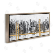 Jennifer Goldberger | Urban Golden Bridge Cityscape