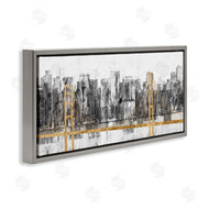 Jennifer Goldberger | Urban Golden Bridge Cityscape