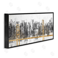 Jennifer Goldberger | Urban Golden Bridge Cityscape