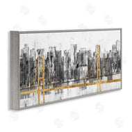Jennifer Goldberger | Urban Golden Bridge Cityscape