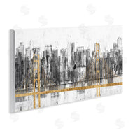 Jennifer Goldberger | Urban Golden Bridge Cityscape
