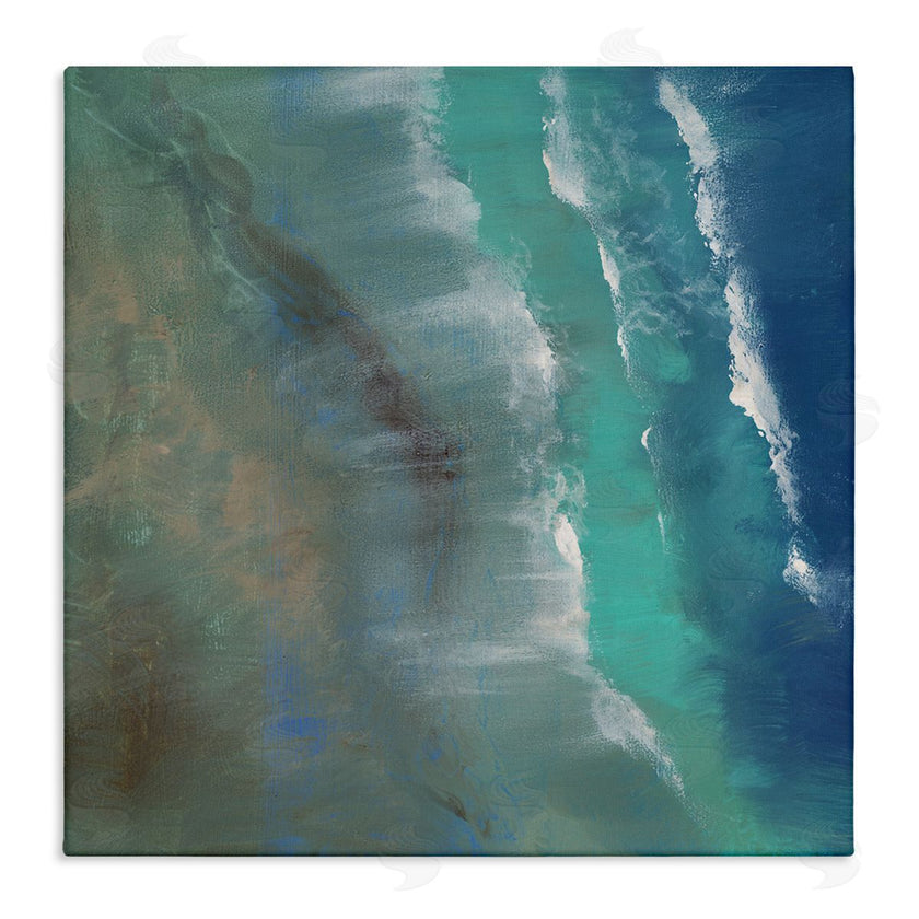 Sheila Finch | Coastal Waves From Above Seaside Abstraction