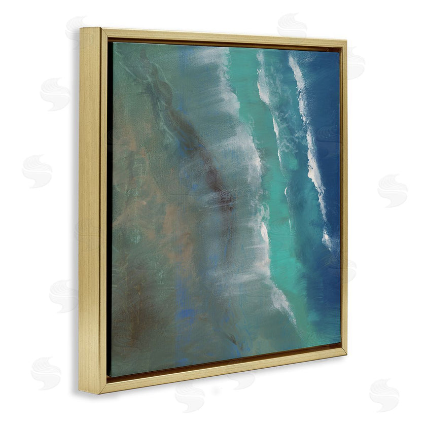 Sheila Finch | Coastal Waves From Above Seaside Abstraction