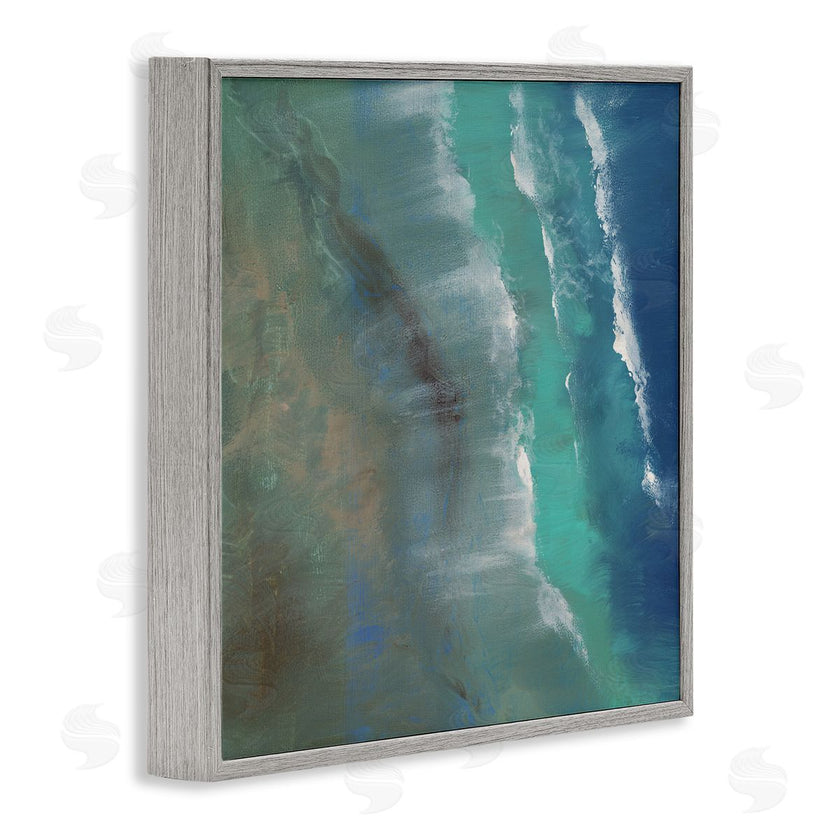 Sheila Finch | Coastal Waves From Above Seaside Abstraction