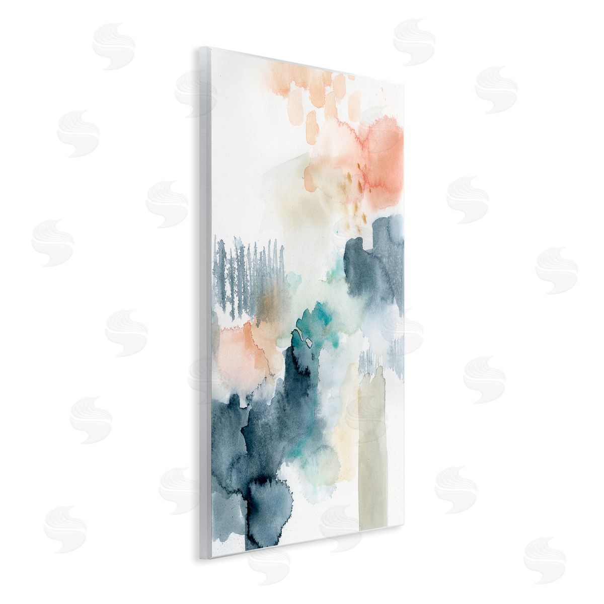 Victoria Barnes Spring Forest Veil Abstract Tree Landscape Wall Plaque Art