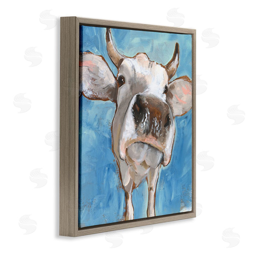 Jennifer Paxton Parker | Close Up White Cattle Farm Animal Portrait