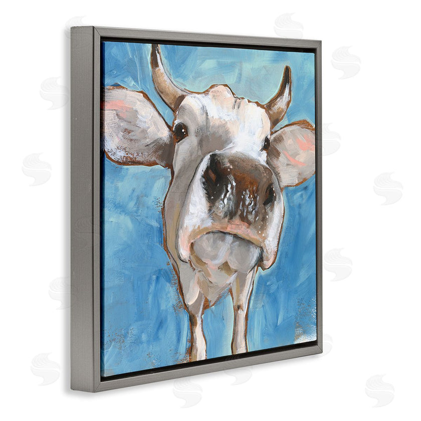 Jennifer Paxton Parker | Close Up White Cattle Farm Animal Portrait