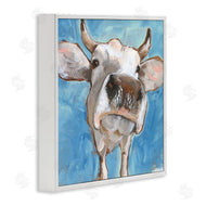 Jennifer Paxton Parker | Close Up White Cattle Farm Animal Portrait