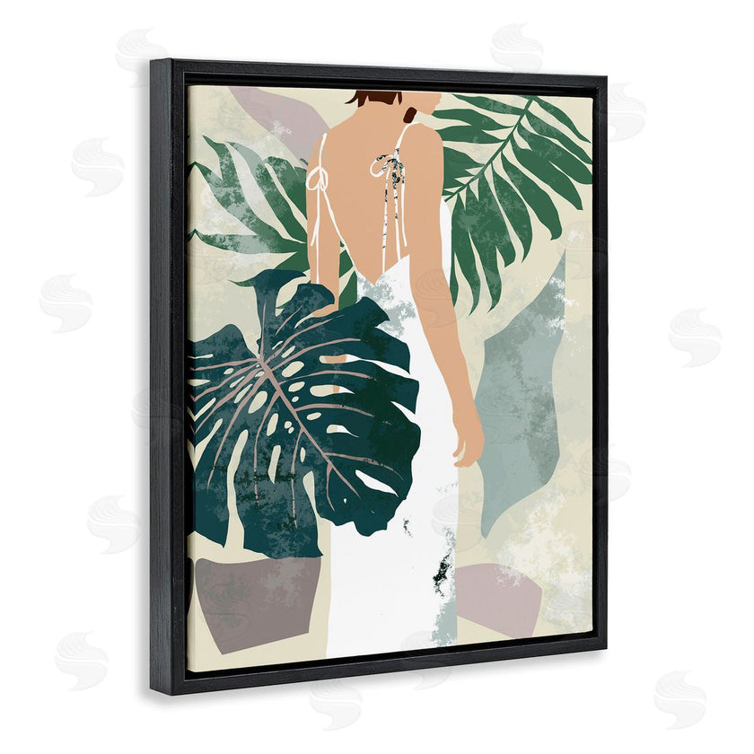 Melissa Wang | Woman Between Shaded Palms Tropical Plants