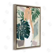 Melissa Wang | Woman Between Shaded Palms Tropical Plants