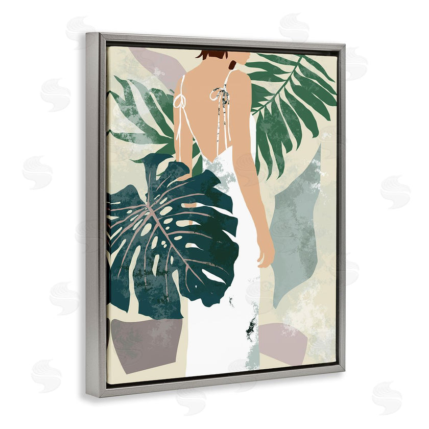 Melissa Wang | Woman Between Shaded Palms Tropical Plants