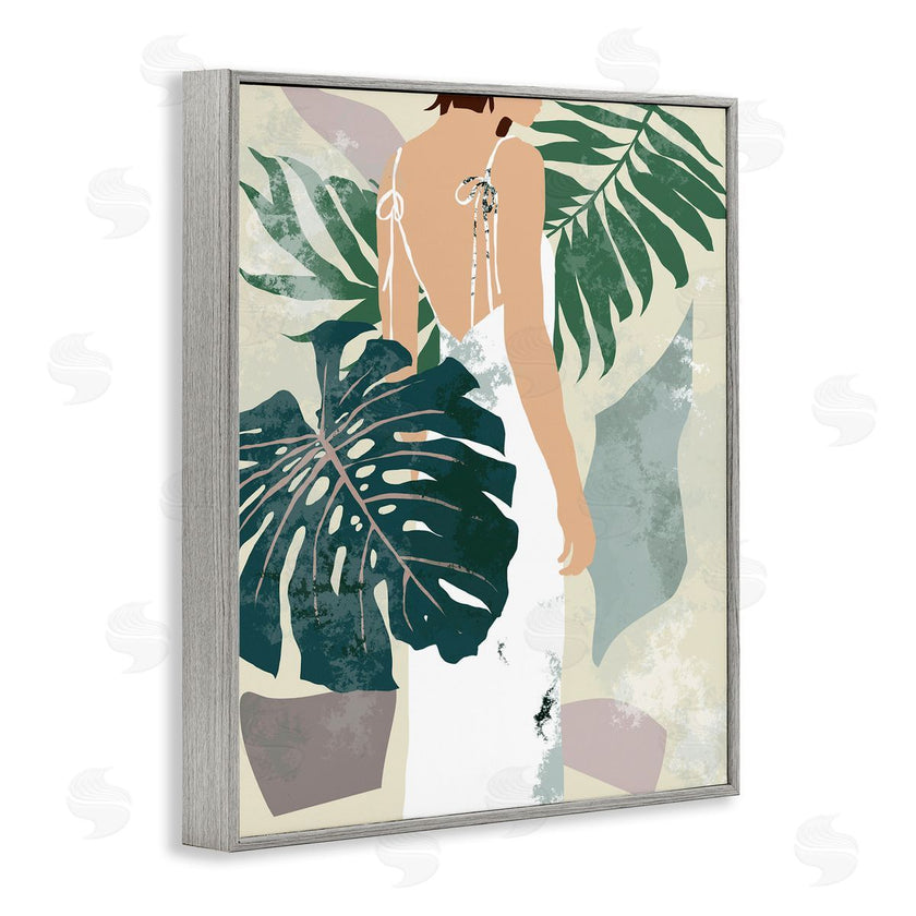 Melissa Wang | Woman Between Shaded Palms Tropical Plants