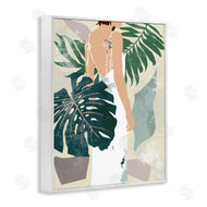 Melissa Wang | Woman Between Shaded Palms Tropical Plants