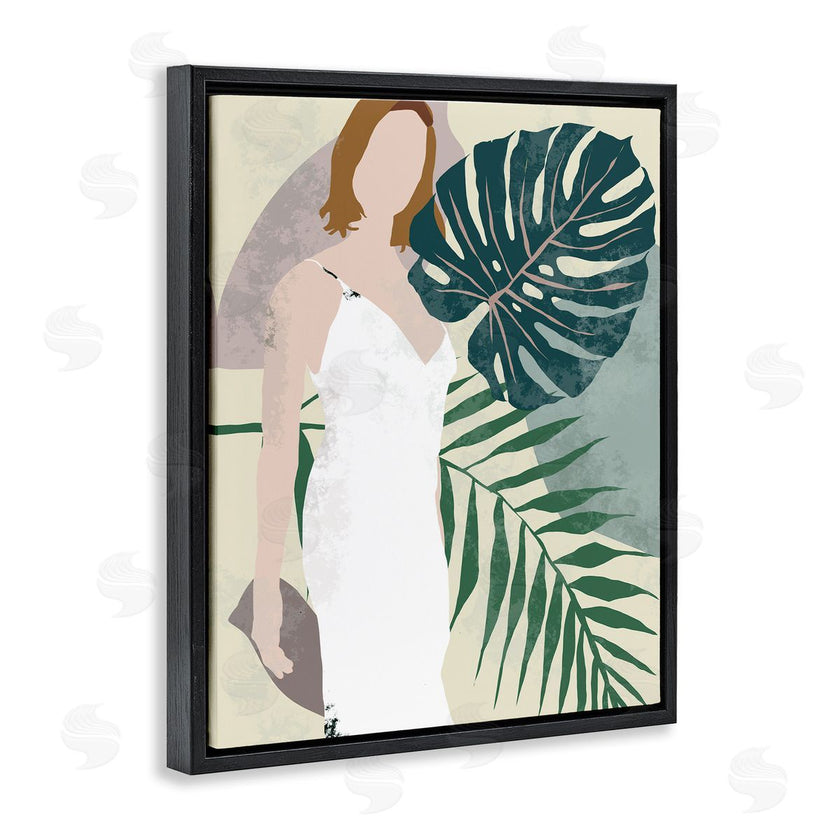 Melissa Wang | Woman with Tropical Palms Shaded Plants