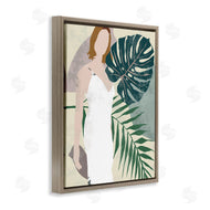 Melissa Wang | Woman with Tropical Palms Shaded Plants